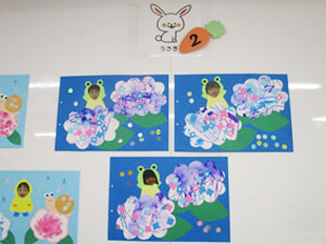 保育園児の作品