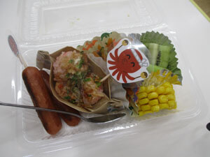 夏祭りのイベント給食
