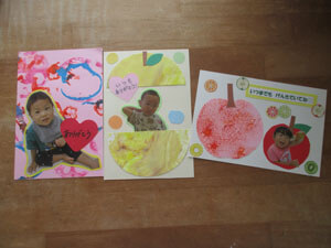 園児たちが製作した作品