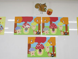 保育園児が制作した作品