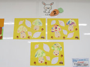 保育園児が制作した作品