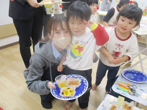 保育園のイベントの様子