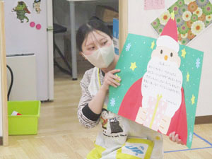 保育園のクリスマスイベントの様子
