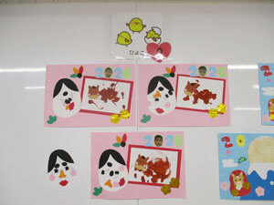 保育園児の制作した作品