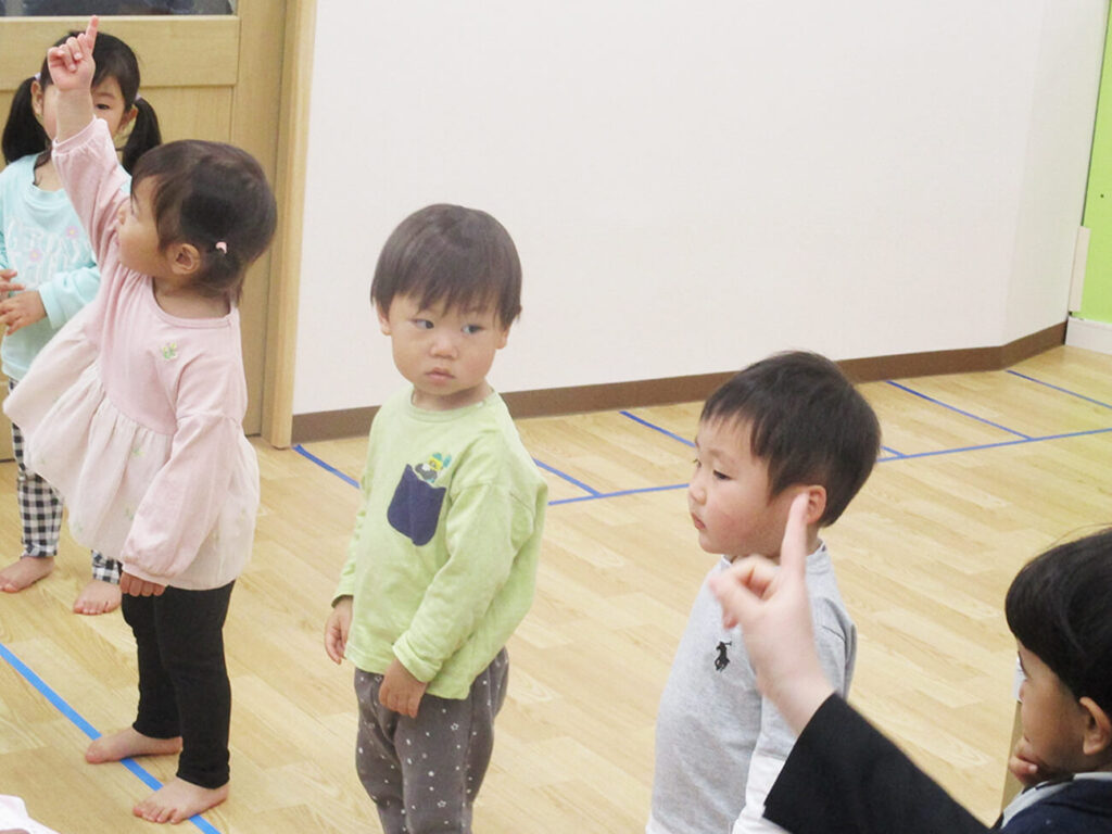保育園の集合写真