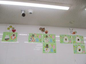 保育園で園児が制作した作品