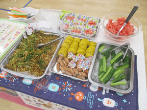 給食のお祭りメニュー