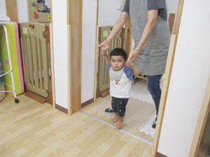 保育園でのお誕生日会の様子