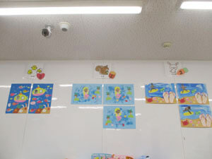 保育園児が制作した作品