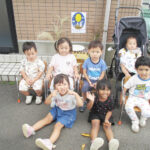 保育園児の集合写真