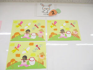 2歳児の作品