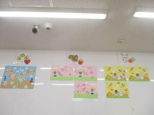 保育園児が制作した作品