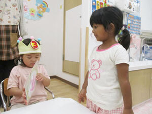 保育園の誕生日会の様子